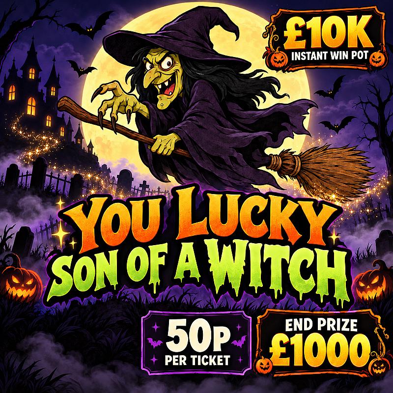 10K YOU LUCKY SON OF A WITCH