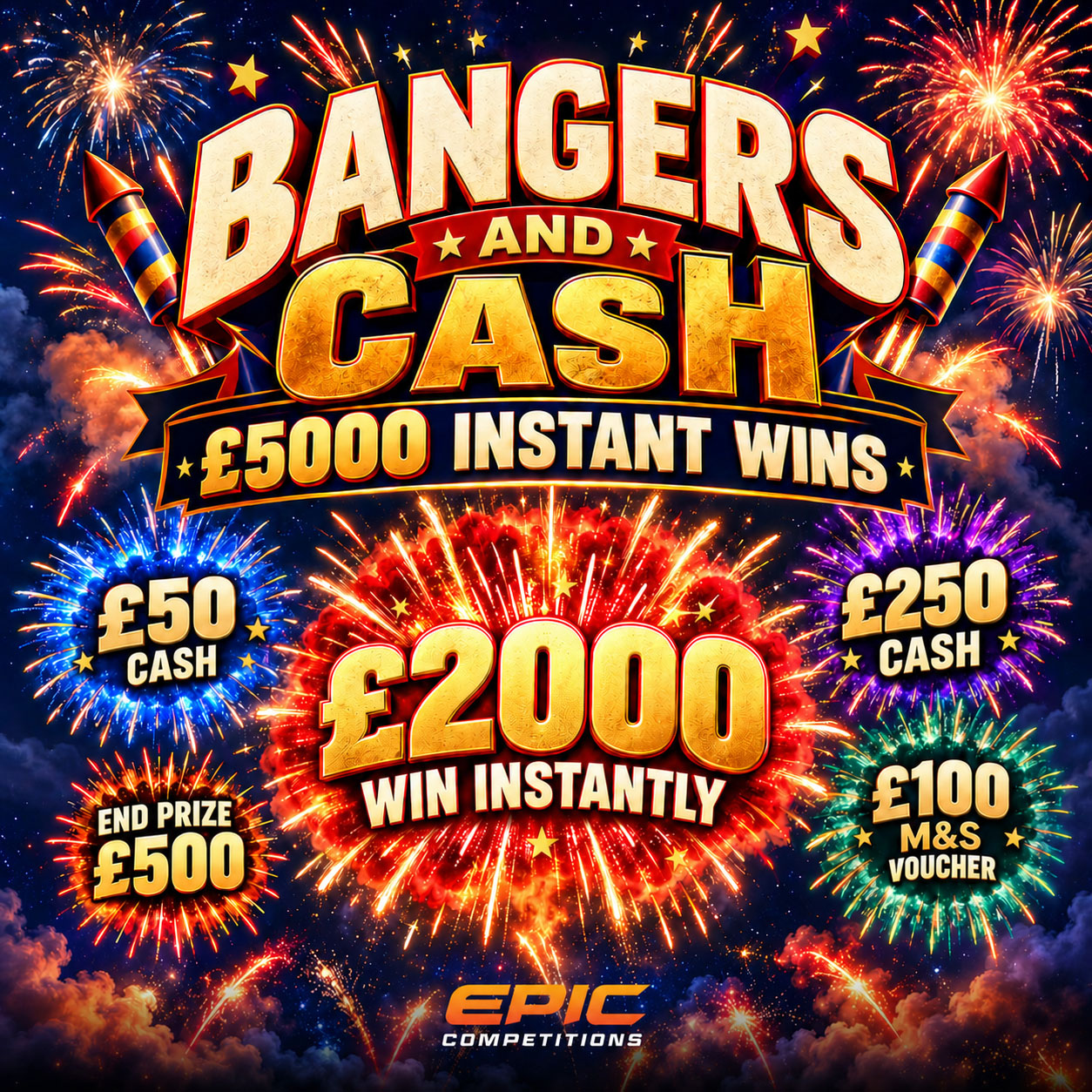 5K BANGERS AND CASH