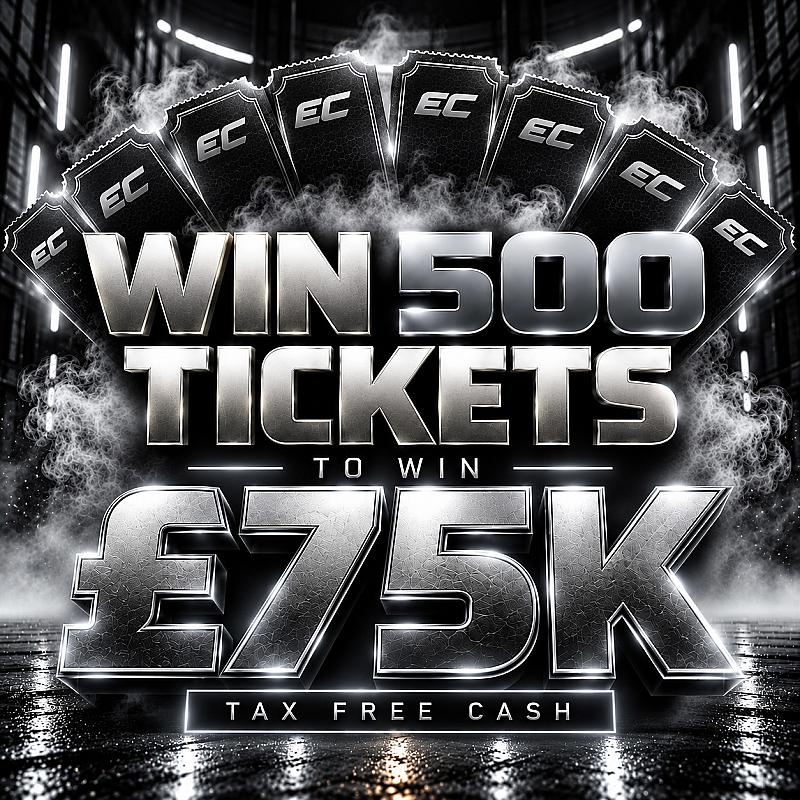 500 TICKETS FOR 75K COMP