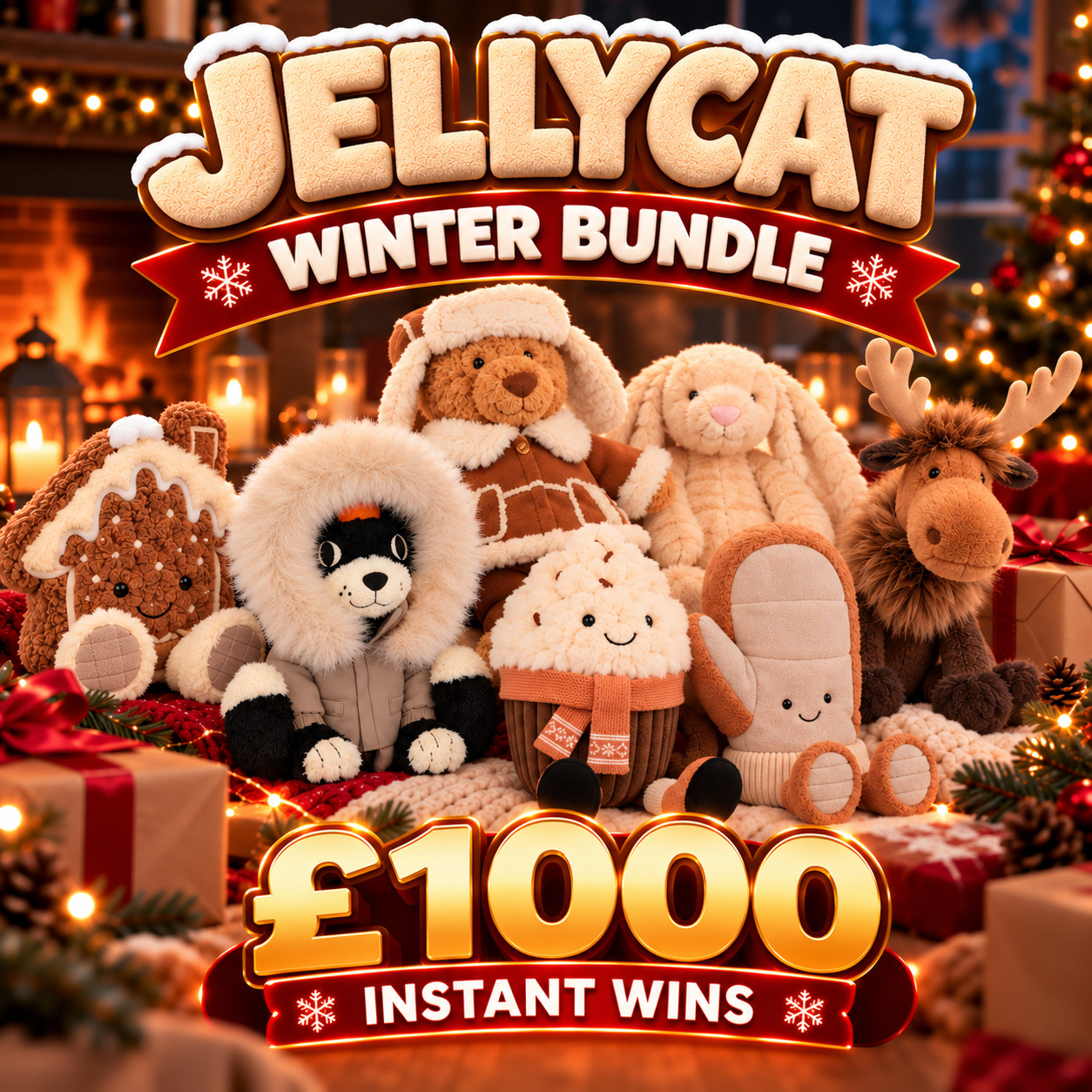 Jellycat WINTER Bundle