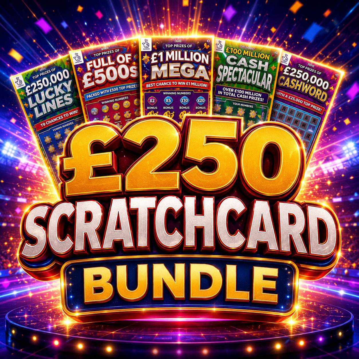 £250 Scratch Card Bundle
