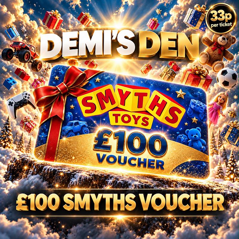 Demi’s Den: £100 Smyths Voucher