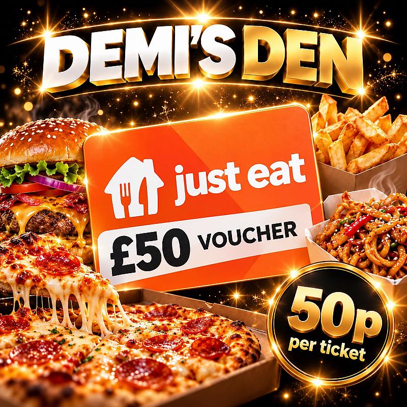 Demi’s Den: £50 Just Eat Voucher