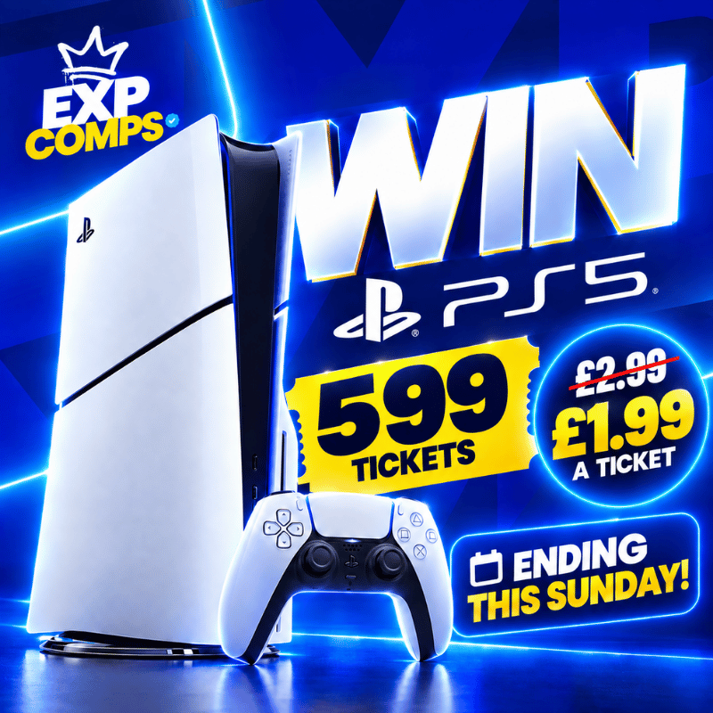 WIN A PS5 FOR JUST £1.99