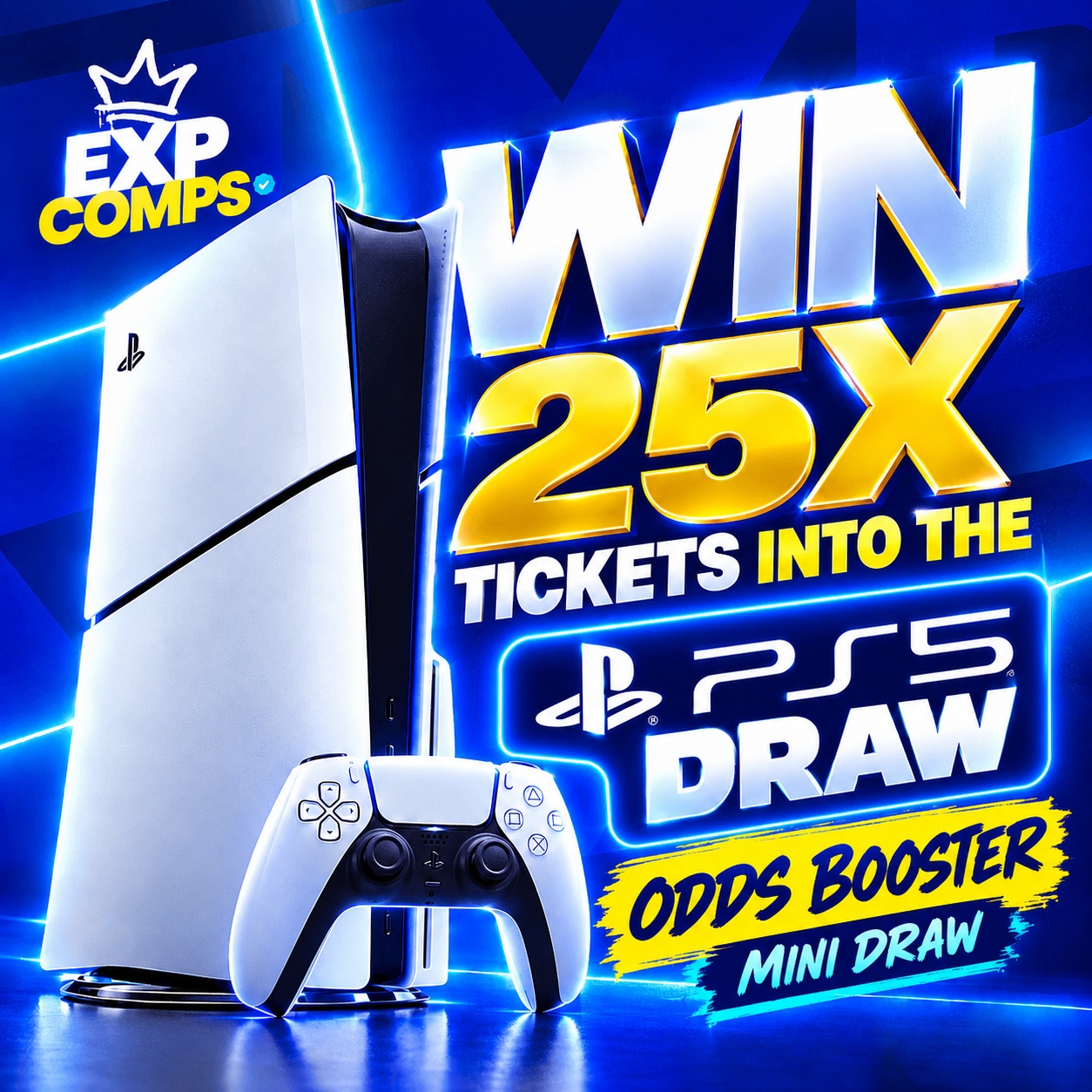 Win 25x Sony PS5 Tickets - Draw 1
