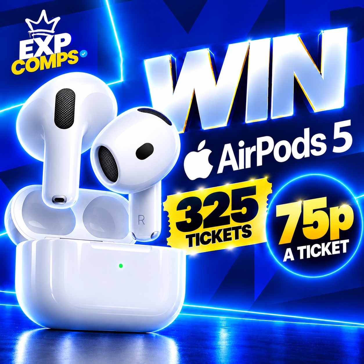 Win The New AirPods 5 - Just 75p!