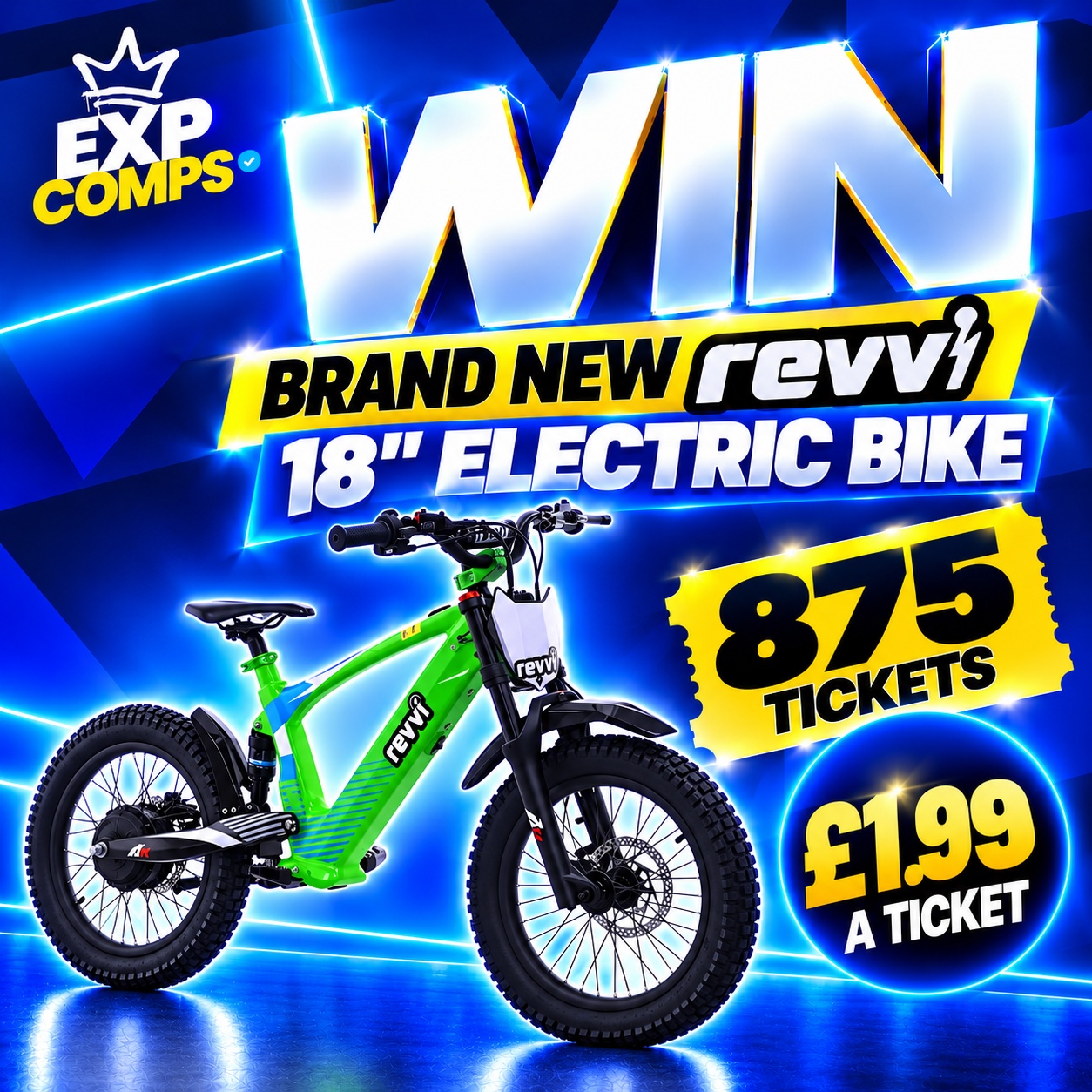 Win A Brand New Revvi 18" For Just £1.99!