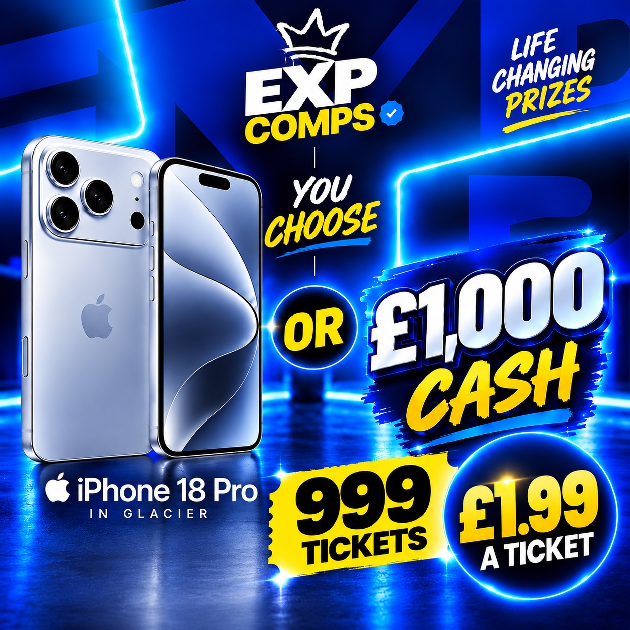 Brand New iPhone 18 Pro OR £1K Cash - You Choose!