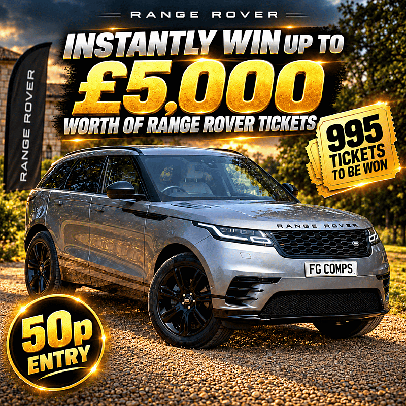 INSTANTLY WIN UP TO £5000 OF VELAR ENTRIES!