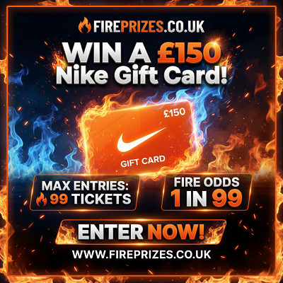 🎟️1 TICKET INTO THE "£150 Nike Gift Card" COMPETITION🎉