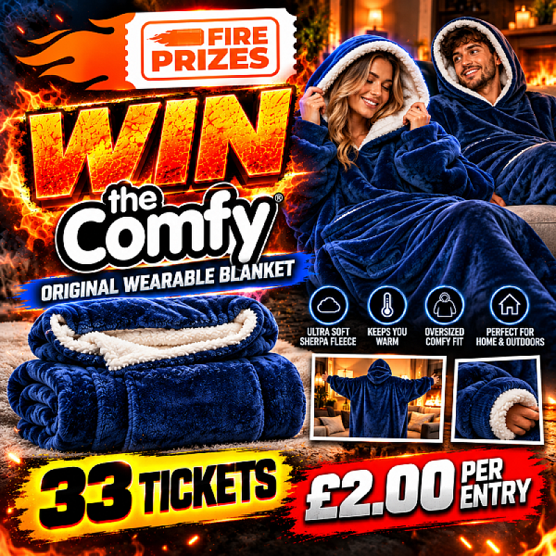 The Comfy® Original Wearable Blanket - FIRE ODDS