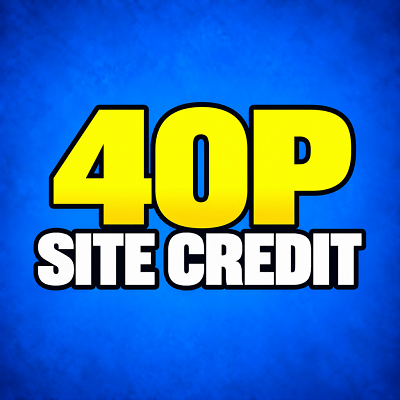 40p Site Credit