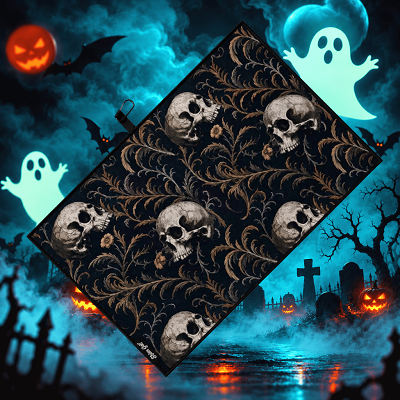 Skins Golf Dia de los Muertos 2.0 Towel