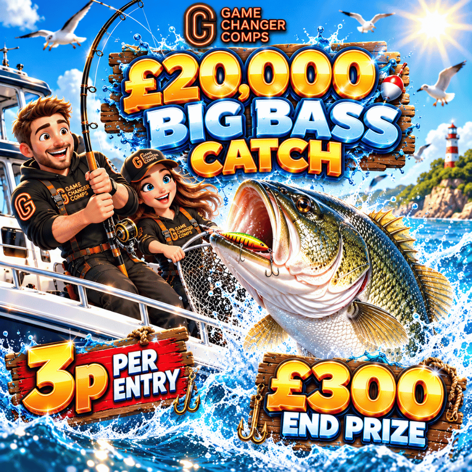 £20,000 BIG BASS CATCH  🎣
