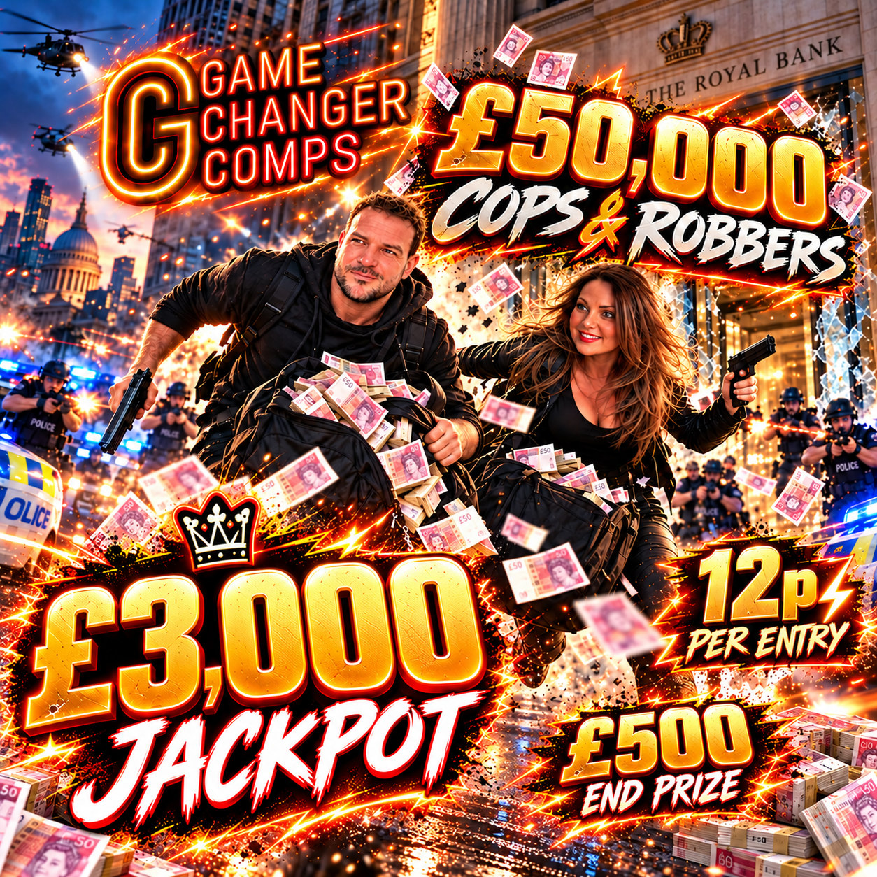 🚓💸 COPS & ROBBERS: THE £50K GETAWAY 💥