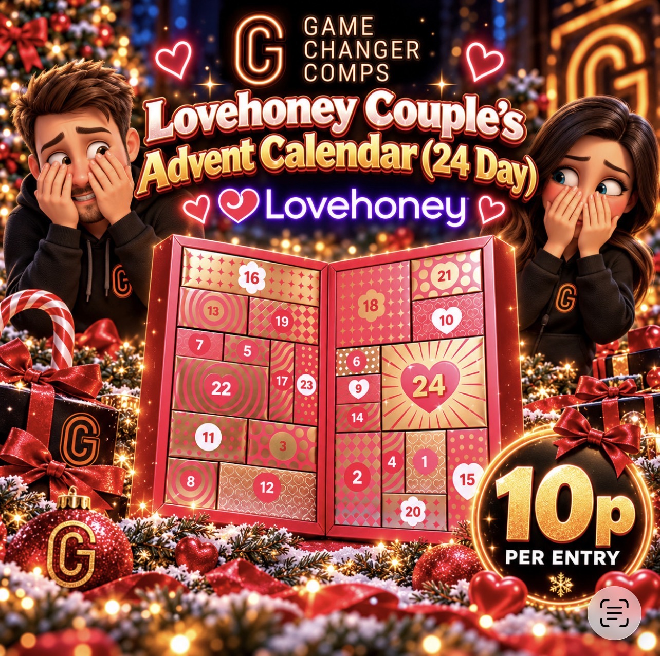Lovehoney Couple's Advent Calendar (24 Day) - Anonymous Entry!