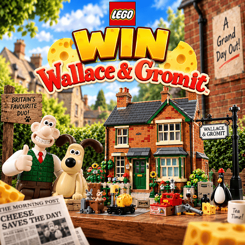 WIN THE LEGO WALLACE AND GROMIT SET! 🧀 🐶 