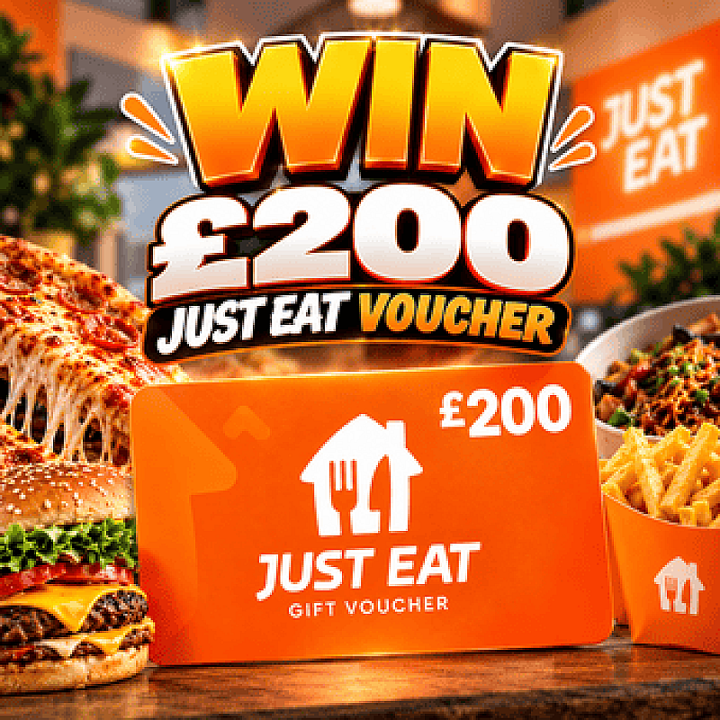 WIN A £200 JUST EAT VOUCHER! 🍕 🍔 