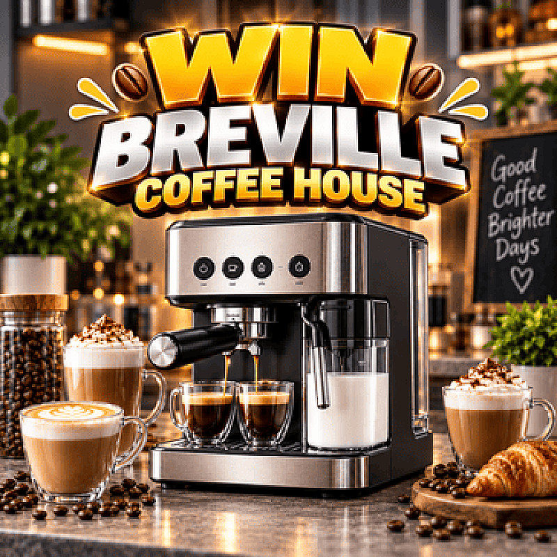 WIN A BREVILLE ONE TOUCH COFFEE MACHINE! ☕️ 