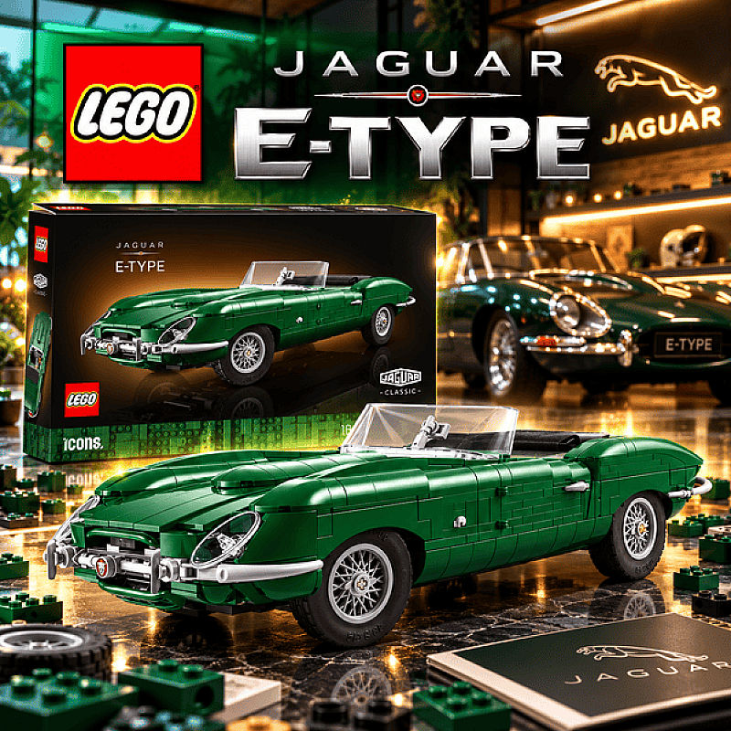 WIN A LEGO JAGUAR E-TYPE SPORTS CAR! 🚗🏁