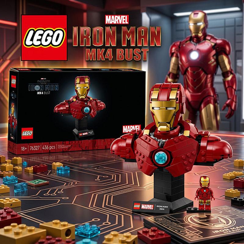 WIN A LEGO MARVEL IRON MAN MK4 BUST! 🦾 
