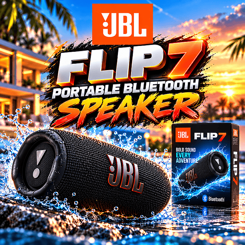 WIN A JBL FLIP 7 PORTABLE BLUETOOTH SPEAKER! 🔊 