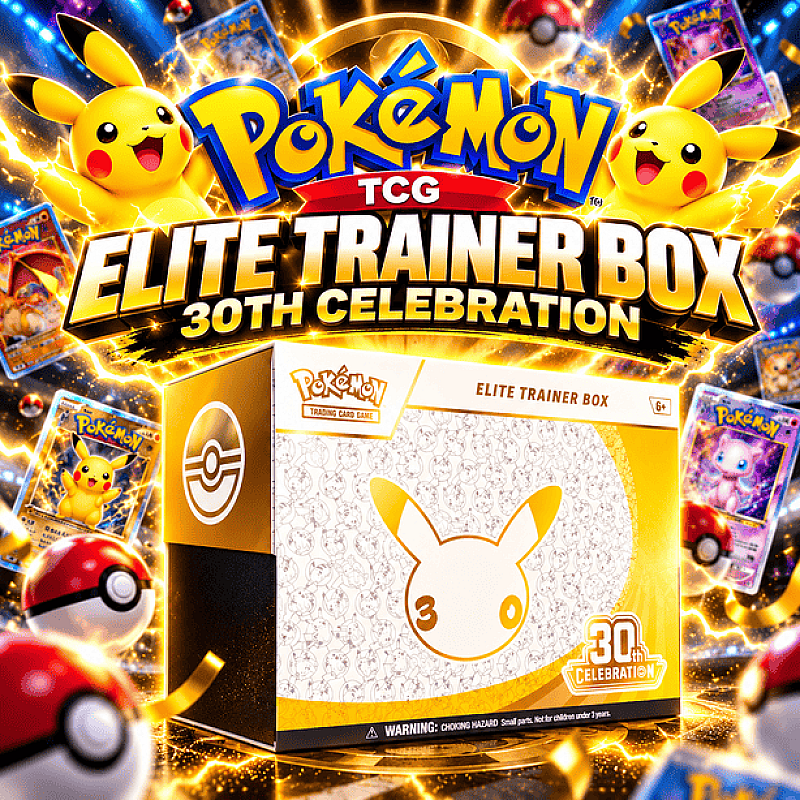 WIN A POKÉMON TCG: 30TH CELEBRATION ELITE TRAINER BOX! ⚡