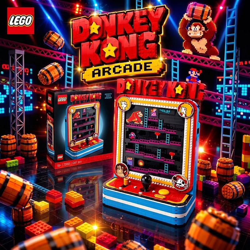 WIN A LEGO DONKEY KONG ARCADE! 🕹️