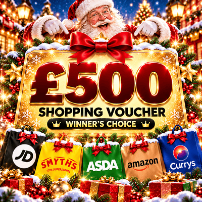 £500 Shopping Voucher ( Winner's Choice of Retailer)