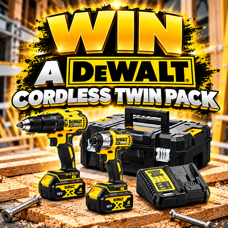 WIN A DEWALT CORDLESS TWIN PACK! 🛠️