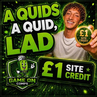 £1 CREDIT | 😎 A QUID'S A QUID, LAD