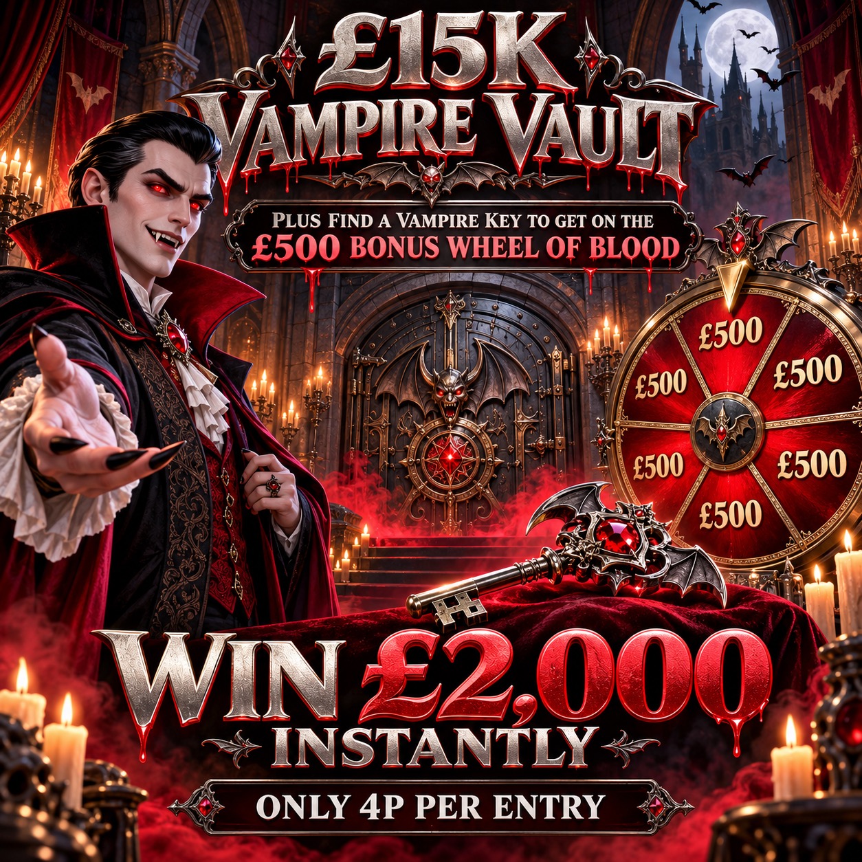 £15K VAMPIRE’S VAULT 
