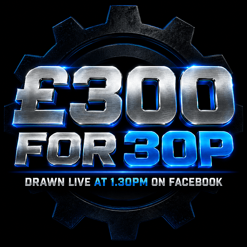 MONDAY DAILY CASH DRAW - £300
