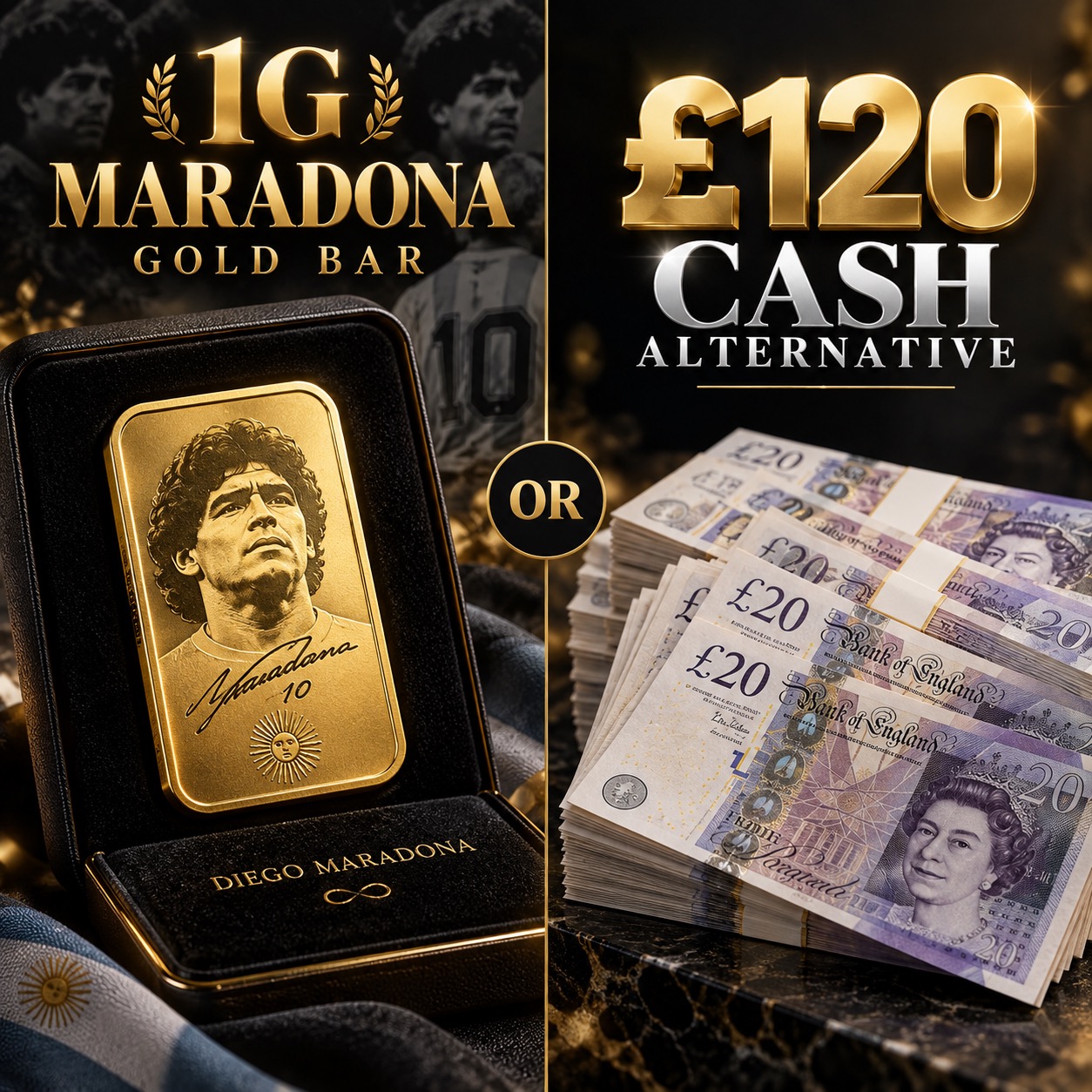 1G GOLD MARADONA BAR