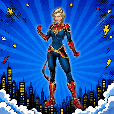 CAPTAIN MARVEL - £10 SITE CREDIT 