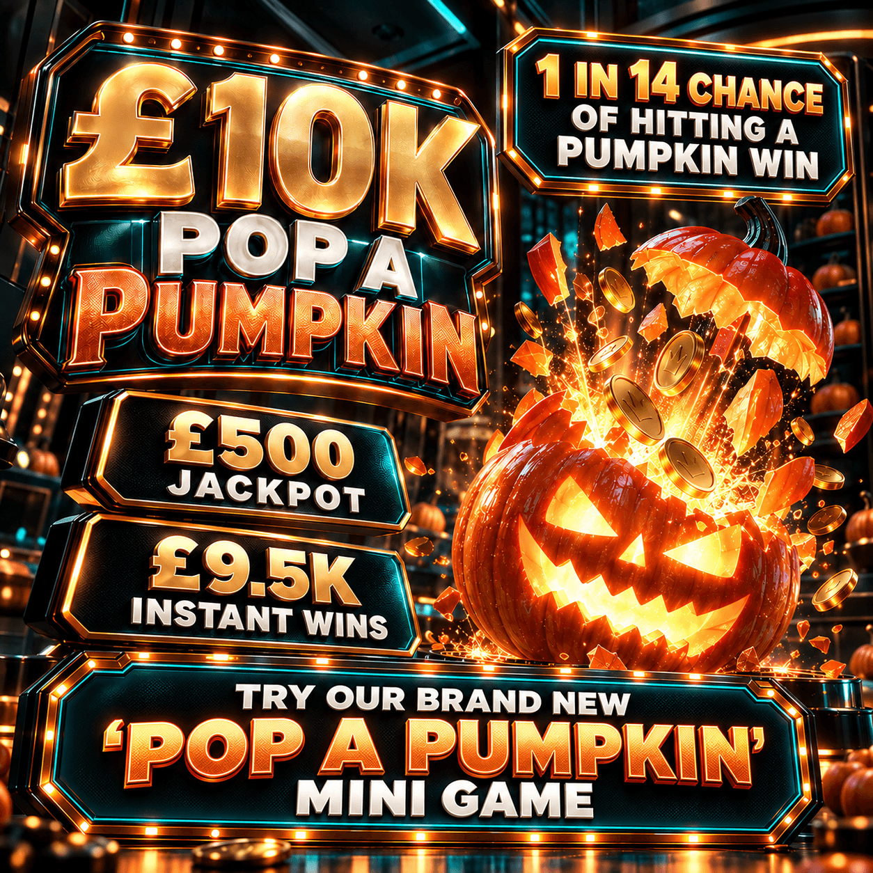 £10K POP A PUMPKIN