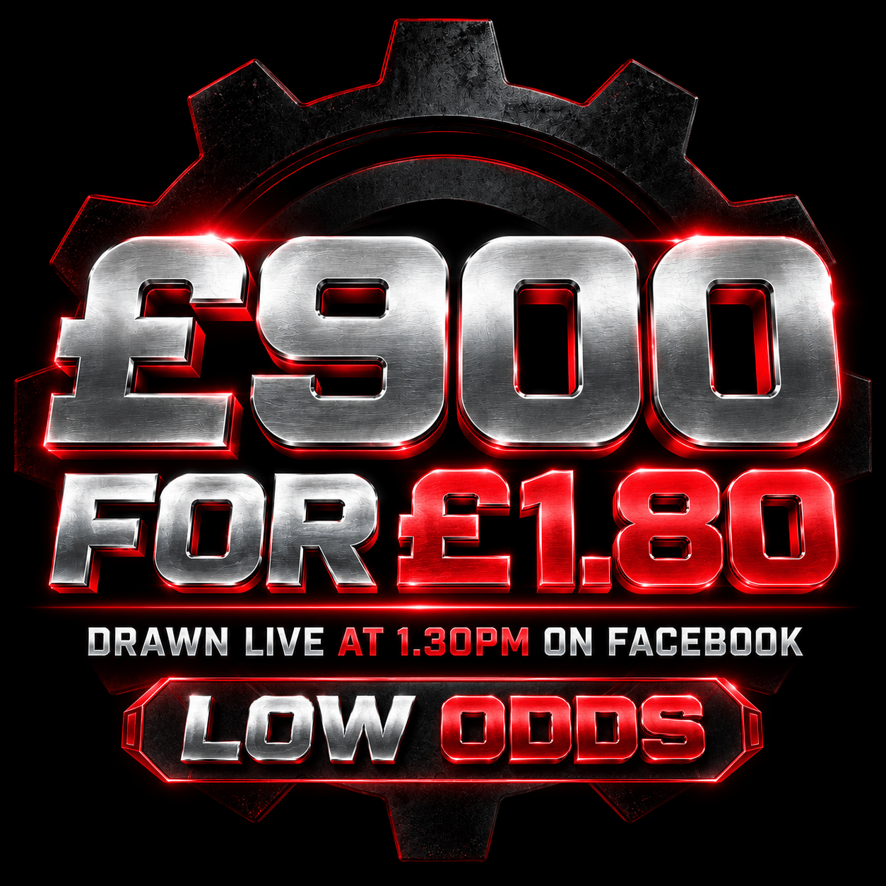 FRIDAY DAILY CASH DRAW - £900
