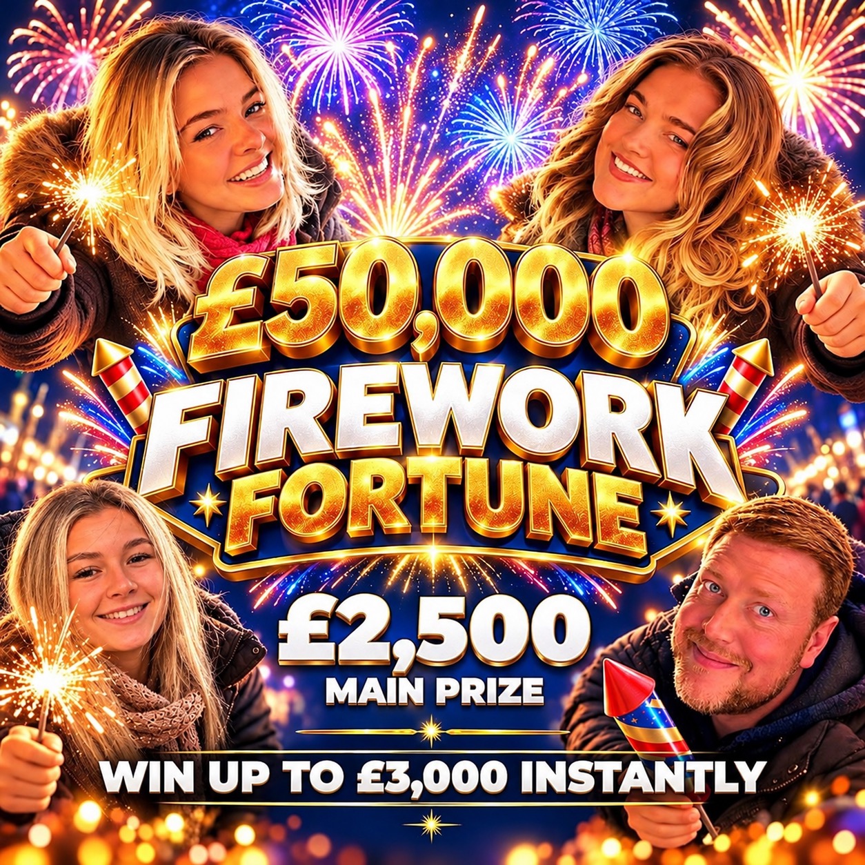 £50,000 FIREWORK FORTUNE 🎆