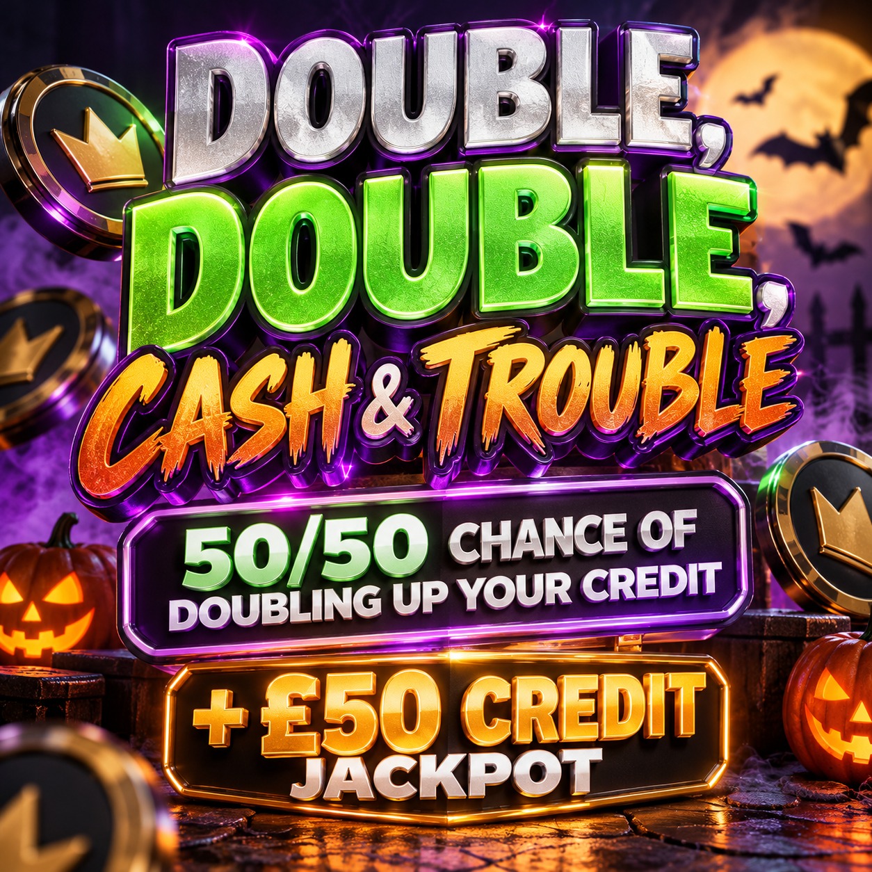 DAY 4 - DOUBLE, DOUBLE, CASH & TROUBLE