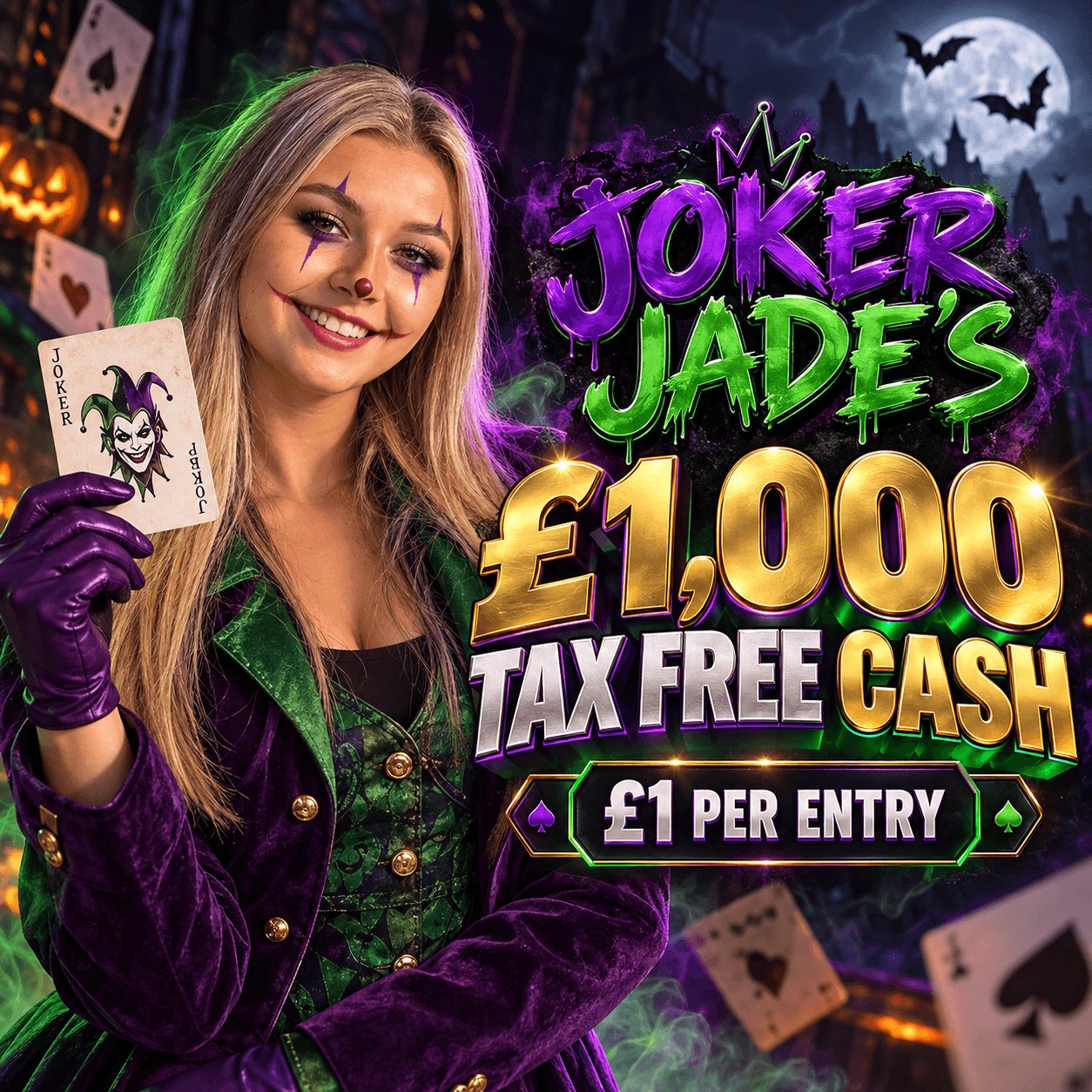 DAY 5 - JOKER JADE'S £1,000 CASH 🃏