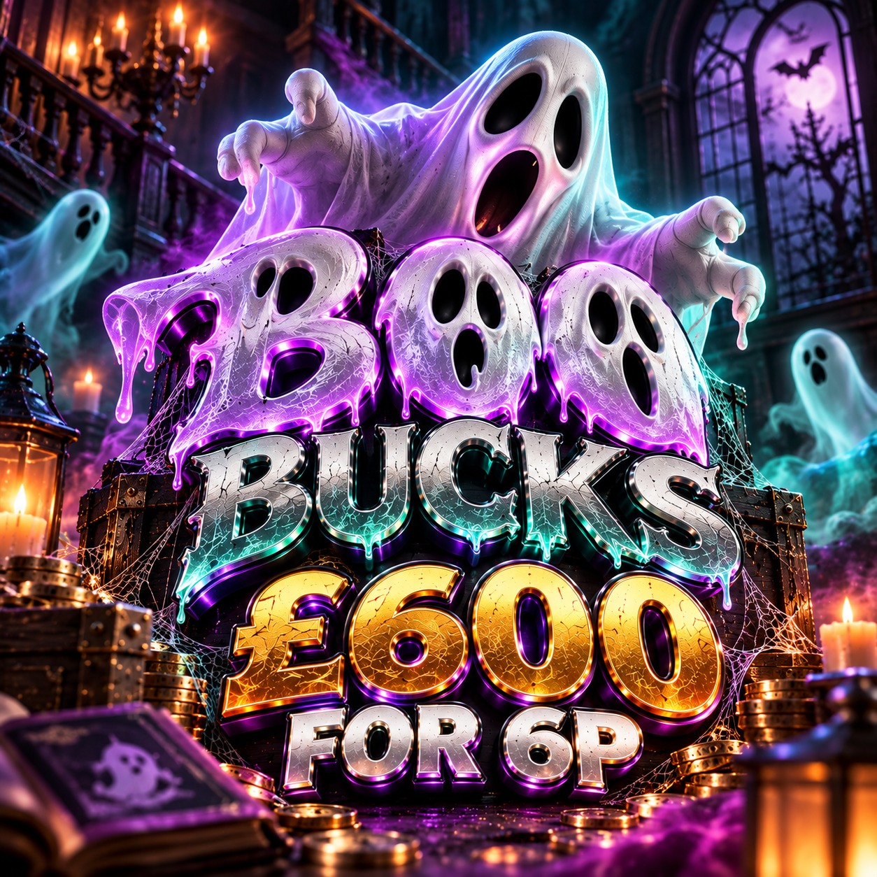 DAY 10 - BOO BUCKS £600 FOR 6P 👻