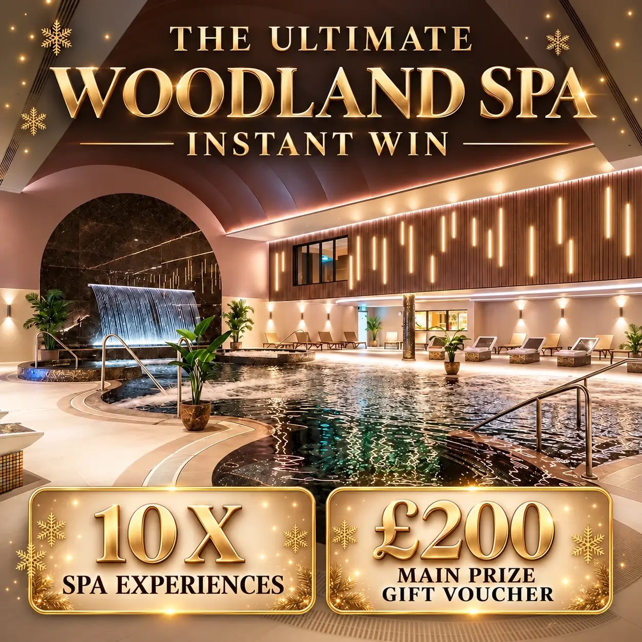 £3.5K WOODLAND SPA INSTANT WIN 🧖‍♀️