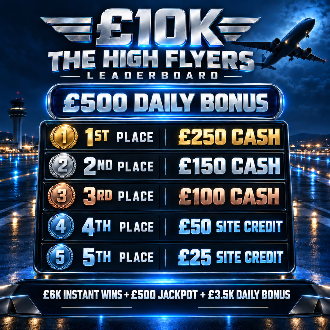 THE £10K HIGH FLYERS LEADERBOARD ✈️