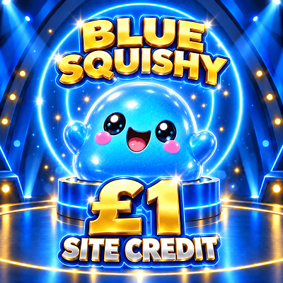 BLUE SQUISHY - £1 SITE CREDIT