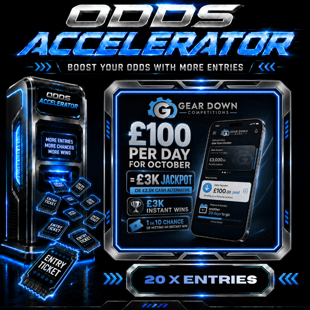 20 X ENTRIES - WIN £100 A DAY IN OCTOBER + 3K INSTANTS