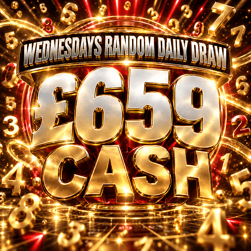 RANDOM DAILYS - £659 TAX FREE CASH