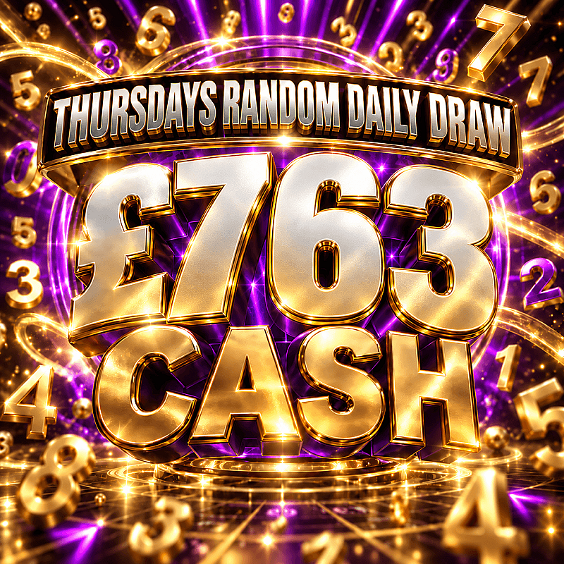 RANDOM DAILYS - £763 TAX FREE CASH