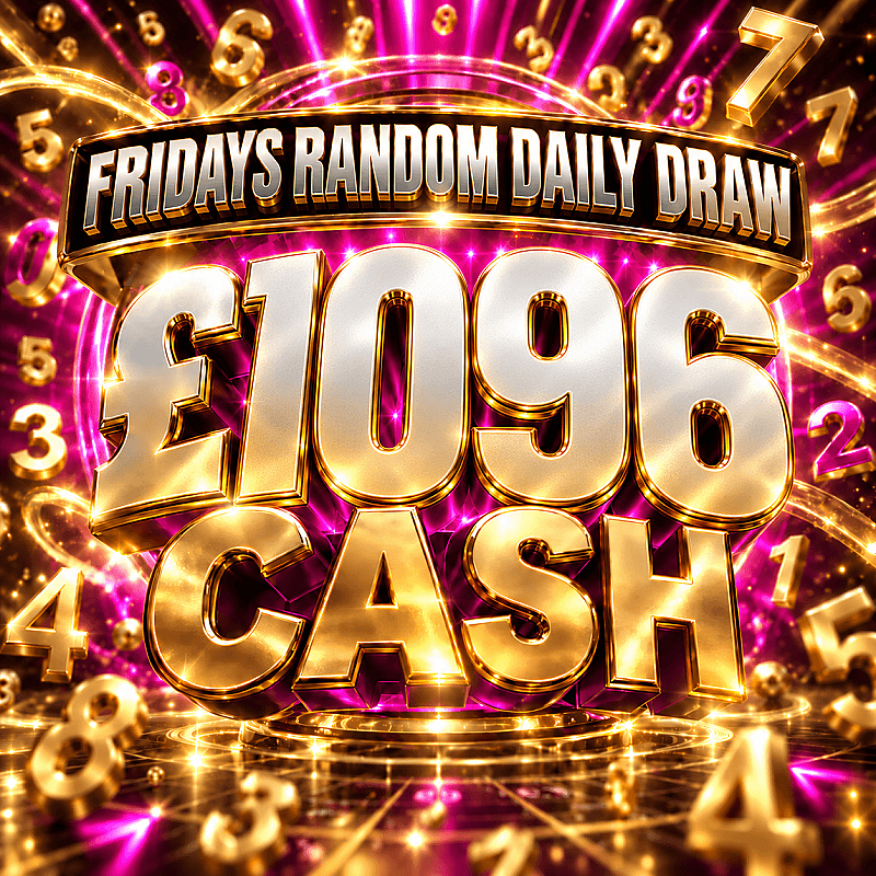 RANDOM DAILYS - £1096 TAX FREE CASH