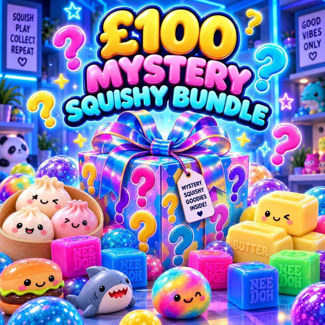 WIN A £100 MYSTERY SQUISHY BUNDLE