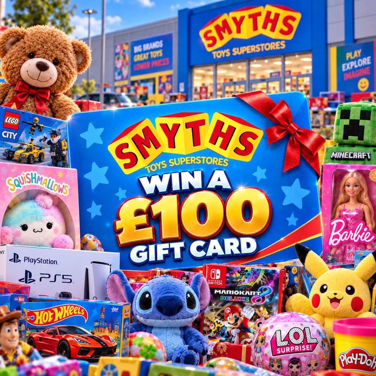 WIN A £100 SMYTHS GIFT CARD